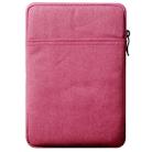 For iPad 10.2 / 9.7 inch Universal Shockproof and Drop-resistant Tablet Storage Bag(Rose Red) - 1