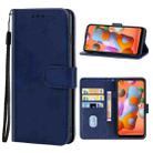 For Samsung Galaxy A11 Leather Phone Case EU Version(Blue) - 1