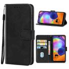 For Samsung Galaxy A31 Leather Phone Case(Black) - 1