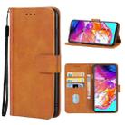 For Samsung Galaxy A70 /  A70s Leather Phone Case(Brown) - 1