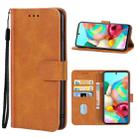 For Samsung Galaxy A71 4G Leather Phone Case(Brown) - 1