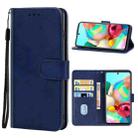 For Samsung Galaxy A71 4G Leather Phone Case(Blue) - 1