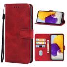 For Samsung Galaxy A72 4G / 5G Leather Phone Case(Red) - 1