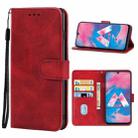 For Samsung Galaxy M30 / A40s Leather Phone Case(Red) - 1