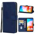 For Ulefone Armor 12 5G Leather Phone Case(Blue) - 1