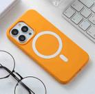 Silicone Magsafe Phone Case For iPhone 13 Pro(Yellow) - 1