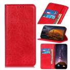 For Galaxy S20 Magnetic Retro Crazy Horse Texture Horizontal Flip Leather Case with Holder & Card Slots & Photo Frame(Red) - 1
