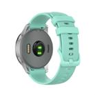 For Garmin Silicone Smart Watch Watch Band, Size:22mm Universal(Mint Green) - 1