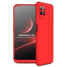 For OPPO Realme 8i GKK Three Stage Splicing Full Coverage PC Phone Case(Red) - 1