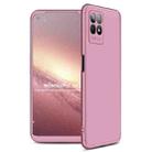 For OPPO Realme 8i GKK Three Stage Splicing Full Coverage PC Phone Case(Rose Gold) - 1