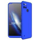 For OPPO Realme C21Y GKK Three Stage Splicing Full Coverage PC Phone Case(Blue) - 1