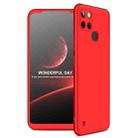 For OPPO Realme C21Y GKK Three Stage Splicing Full Coverage PC Phone Case(Red) - 1