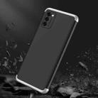 For Samsung Galaxy A02s / M02s GKK Three Stage Splicing Full Coverage PC Phone Case(Black Silver) - 6