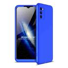 For Samsung Galaxy A02s / M02s GKK Three Stage Splicing Full Coverage PC Phone Case(Blue) - 1