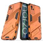 For OPPO Realme Narzo 50i Punk Armor 2 in 1 PC + TPU Shockproof Phone Case with Invisible Holder(Orange) - 1