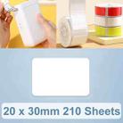 20 x 30 mm 210 Sheets Thermal Printing Label Paper Stickers For NiiMbot D101 / D11(White) - 1