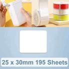 25 x 30mm 210 Sheets Thermal Printing Label Paper Stickers For NiiMbot D101 / D11(White) - 1