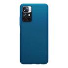 For Xiaomi Redmi Note 11 5G / 11T 5G / 11S 5G / Poco M4 Pro 5G NILLKIN Frosted PC Phone Case(Blue) - 1