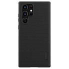 For Samsung Galaxy S22 Ultra 5G NILLKIN Super Frosted Shield Pro PC + TPU Phone Case(Black) - 1