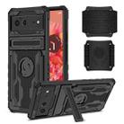 For Google Pixel 6 Armor Wristband Phone Case(Black) - 1