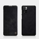 For Xiaomi Redmi Note 11 Pro China / 11 Pro+ Global / Mi 11i / 11i  5G NILLKIN QIN Series Crazy Horse Texture Leather Case(Black) - 1