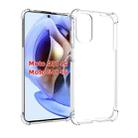 For Motorola Moto G31 Shockproof Non-slip Thickening TPU Phone Case(Transparent) - 1