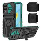 For OPPO A54 Armor Wristband Phone Case(Dark Green) - 1