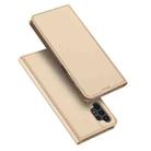 For Samsung Galaxy A13 4G DUX DUCIS Skin Pro Series Flip Leather Phone Case(Gold) - 1