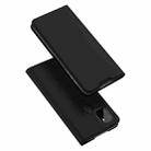 For OPPO Realme C21Y / C25Y DUX DUCIS Skin Pro Series Flip Leather Phone Case(Black) - 1