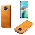 For Xiaomi Redmi K30 Pro Calf Texture PC + PU Phone Case(Orange) - 1