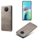 For Xiaomi Redmi K30 Pro Calf Texture PC + PU Phone Case(Grey) - 1