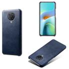 For Xiaomi Redmi K30 Pro Calf Texture PC + PU Phone Case(Blue) - 1