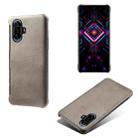 For Xiaomi Redmi K40 Gaming Calf Texture PC + PU Phone Case(Grey) - 1