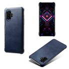 For Xiaomi Redmi K40 Gaming Calf Texture PC + PU Phone Case(Blue) - 1