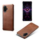 For Xiaomi Redmi K40 Gaming Calf Texture PC + PU Phone Case(Brown) - 1