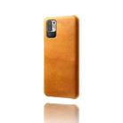 For Xiaomi Redmi Note 10 5G Calf Texture PC + PU Phone Case(Orange) - 3