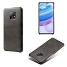 For Xiaomi Redmi 10X 5G / 10X Pro 5G Calf Texture PC + PU Phone Case(Black) - 1