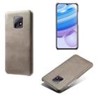 For Xiaomi Redmi 10X 5G / 10X Pro 5G Calf Texture PC + PU Phone Case(Grey) - 1