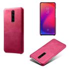 For Xiaomi Redmi K20 / K20 Pro / Mi 9T / Mi 9T Pro Calf Texture PC + PU Phone Case(Rose Red) - 1