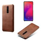 For Xiaomi Redmi K20 / K20 Pro / Mi 9T / Mi 9T Pro Calf Texture PC + PU Phone Case(Brown) - 1