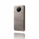 For Xiaomi Redmi Note 9 5G Calf Texture PC + PU Phone Case(Grey) - 3