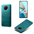 For Xiaomi Redmi Note 9 5G Calf Texture PC + PU Phone Case(Green) - 1