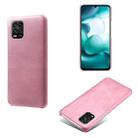 For Xiaomi Mi 10 Lite 5G / Mi 10 Youth 5G Calf Texture PC + PU Phone Case(Pink) - 1