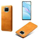 For Xiaomi Mi 10T Lite 5G Calf Texture PC + PU Phone Case(Orange) - 1