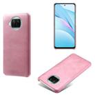 For Xiaomi Mi 10T Lite 5G Calf Texture PC + PU Phone Case(Pink) - 1