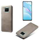 For Xiaomi Mi 10T Lite 5G Calf Texture PC + PU Phone Case(Grey) - 1