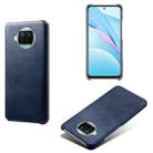 For Xiaomi Mi 10T Lite 5G Calf Texture PC + PU Phone Case(Blue) - 1