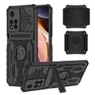 For Xiaomi Redmi Note 11 Pro Armor Wristband Phone Case(Black) - 1