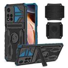 For Xiaomi Redmi Note 11 Pro Armor Wristband Phone Case(Blue) - 1