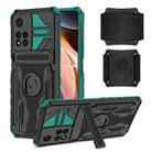 For Xiaomi Redmi Note 11 Pro Armor Wristband Phone Case(Dark Green) - 1